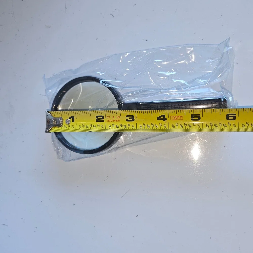 Lakeshore Learning Hand Magnifiers Set of 8 Glass Lenses Science STEM  Black